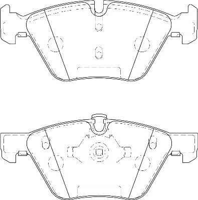Omnicraft 2134912 - Brake Pad Set, disc brake autospares.lv