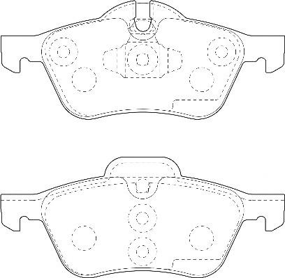 Omnicraft 2134988 - Brake Pad Set, disc brake autospares.lv