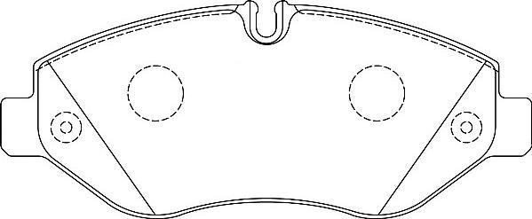 Omnicraft 2134982 - Brake Pad Set, disc brake autospares.lv