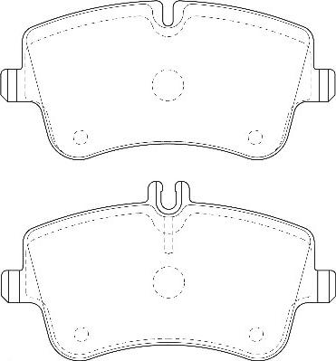 Omnicraft 2134896 - Brake Pad Set, disc brake autospares.lv