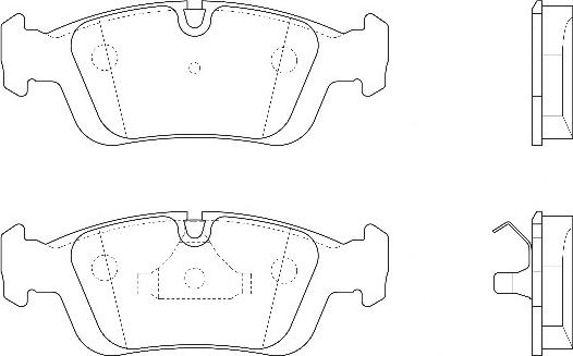 Omnicraft 2134890 - Brake Pad Set, disc brake autospares.lv