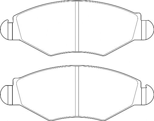 Omnicraft 2134840 - Brake Pad Set, disc brake autospares.lv