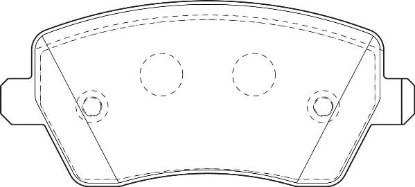 Omnicraft 2134842 - Brake Pad Set, disc brake autospares.lv