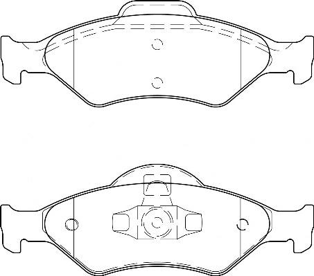 Omnicraft 2134864 - Brake Pad Set, disc brake autospares.lv