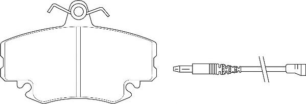 Omnicraft 2134838 - Brake Pad Set, disc brake autospares.lv