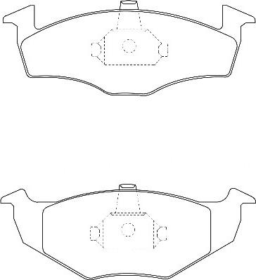 Omnicraft 2134872 - Brake Pad Set, disc brake autospares.lv