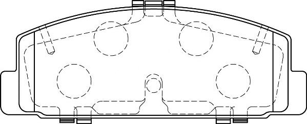 Omnicraft 2135596 - Brake Pad Set, disc brake autospares.lv