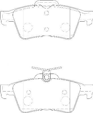 Omnicraft 2135591 - Brake Pad Set, disc brake autospares.lv