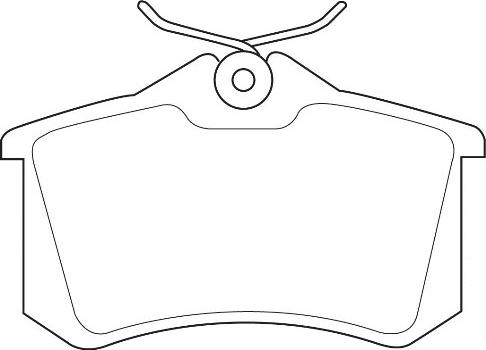 Omnicraft 2135583 - Brake Pad Set, disc brake autospares.lv