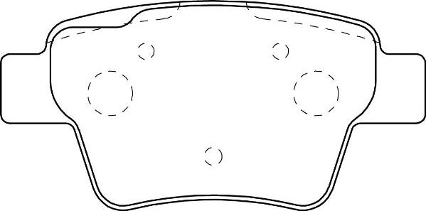 Omnicraft 2135579 - Brake Pad Set, disc brake autospares.lv