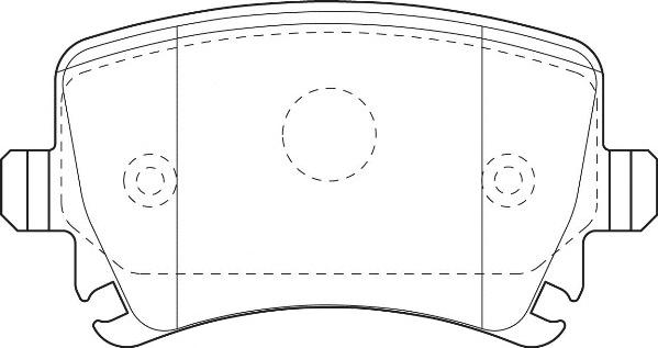 Omnicraft 2135575 - Brake Pad Set, disc brake autospares.lv