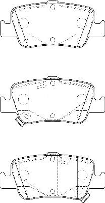 Omnicraft 2135694 - Brake Pad Set, disc brake autospares.lv