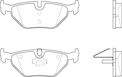 Omnicraft 2135640 - Brake Pad Set, disc brake autospares.lv