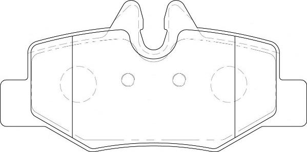 Omnicraft 2135652 - Brake Pad Set, disc brake autospares.lv