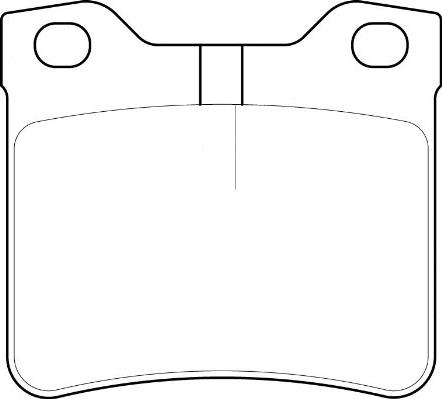 Omnicraft 2135660 - Brake Pad Set, disc brake autospares.lv
