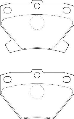 Omnicraft 2135662 - Brake Pad Set, disc brake autospares.lv