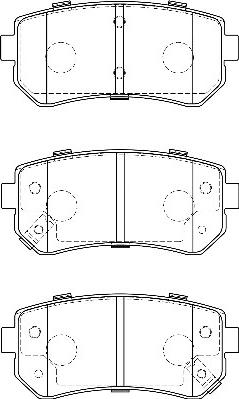 Omnicraft 2135604 - Brake Pad Set, disc brake autospares.lv