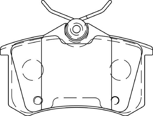 Omnicraft 2135600 - Brake Pad Set, disc brake autospares.lv