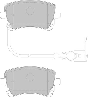 Omnicraft 2135608 - Brake Pad Set, disc brake autospares.lv