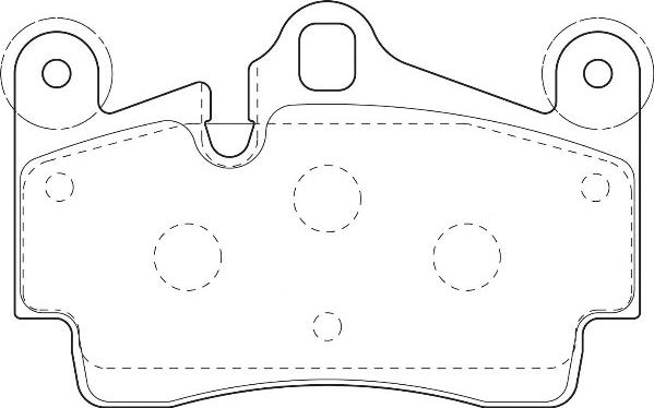 Omnicraft 2135686 - Brake Pad Set, disc brake autospares.lv