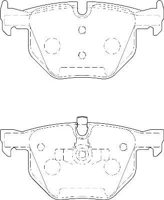 Omnicraft 2135683 - Brake Pad Set, disc brake autospares.lv