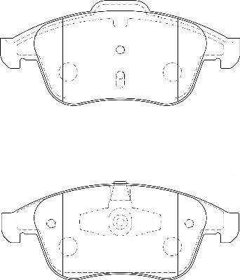 Omnicraft 2135006 - Brake Pad Set, disc brake autospares.lv