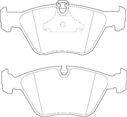 Omnicraft 2135000 - Brake Pad Set, disc brake autospares.lv