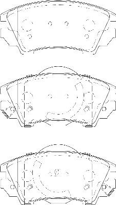 Omnicraft 2135010 - Brake Pad Set, disc brake autospares.lv