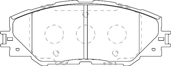 Omnicraft 2135012 - Brake Pad Set, disc brake autospares.lv