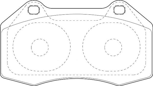 Omnicraft 2135192 - Brake Pad Set, disc brake autospares.lv