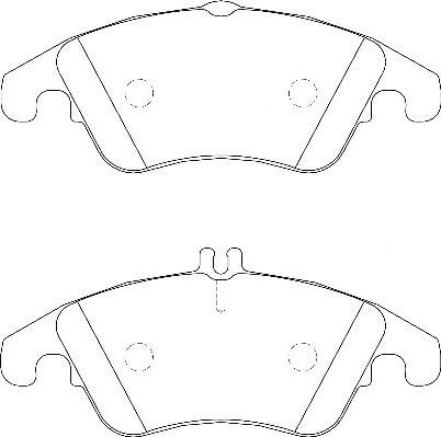 Omnicraft 2135152 - Brake Pad Set, disc brake autospares.lv