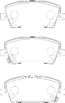 Omnicraft 2135112 - Brake Pad Set, disc brake autospares.lv