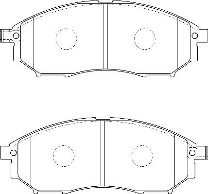 Omnicraft 2135178 - Brake Pad Set, disc brake autospares.lv