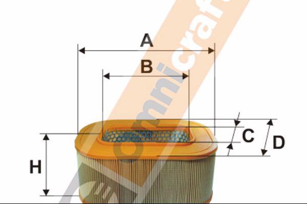 Omnicraft 2133736 - Air Filter, engine autospares.lv