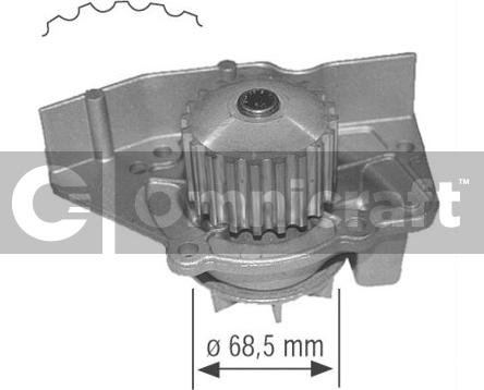 Omnicraft 2316992 - Water Pump autospares.lv