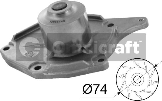 Omnicraft 2316882 - Water Pump autospares.lv