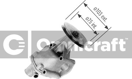 Omnicraft 2317131 - Water Pump autospares.lv