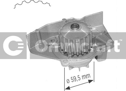 Omnicraft 2317250 - Water Pump autospares.lv