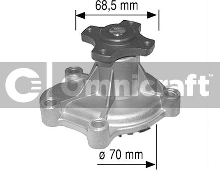 Omnicraft 2317272 - Water Pump autospares.lv