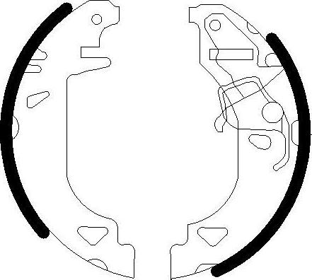 Omnicraft 2255696 - Brake Shoe Set autospares.lv