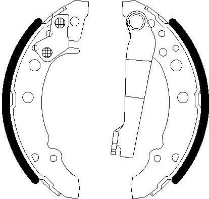 Omnicraft 2255656 - Brake Shoe Set autospares.lv