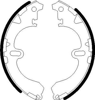 Omnicraft 2255843 - Brake Shoe Set autospares.lv