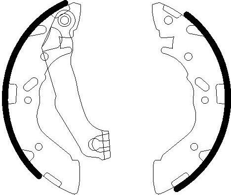 Omnicraft 2255853 - Brake Shoe Set autospares.lv