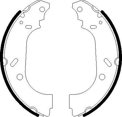 Omnicraft 2255740 - Brake Shoe Set autospares.lv