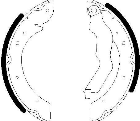 Omnicraft 2255759 - Brake Shoe Set autospares.lv