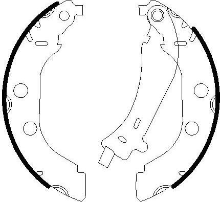 Omnicraft 2255756 - Brake Shoe Set autospares.lv