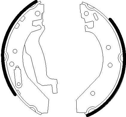 Omnicraft 2255750 - Brake Shoe Set autospares.lv