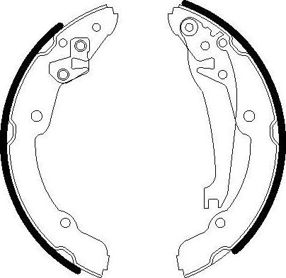 Omnicraft 2255782 - Brake Shoe Set autospares.lv