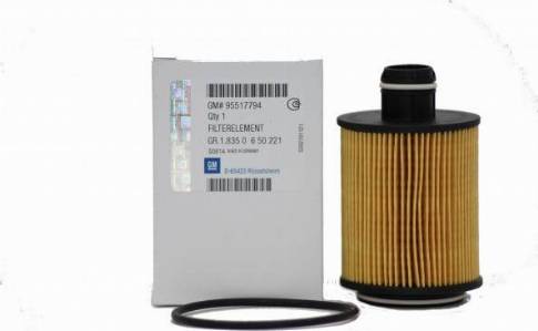 Opel 95517794 - Oil Filter autospares.lv