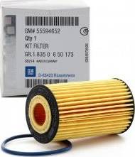 Opel 55594652 - Oil Filter autospares.lv